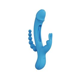Trilux Kinky Finger Rabbit Vibrator with Anal Beads